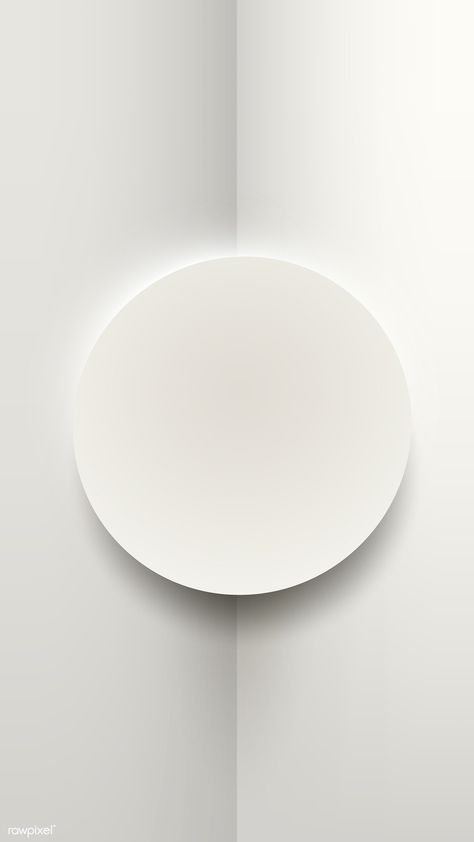 White round paper cut with drop shadow mobile phone wallpaper vector | premium image by rawpixel.com / wan Iphone Wallpaper Notch, Iphone Wallpaper Minimalist, Minimalist Iphone Wallpaper, Notch Wallpaper, Pink Pattern Background, Shadow Design, Mobile Background, Phone Lighting, Mobile Phone Wallpaper