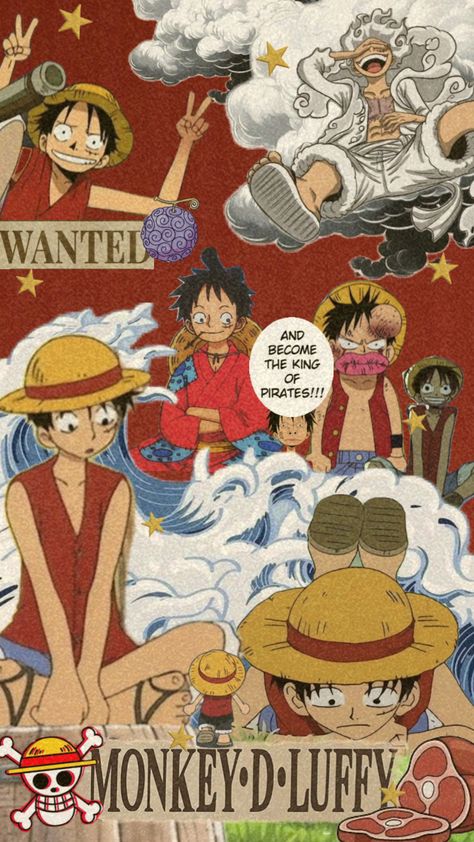 #wallpaper #onepiece #luffy #monkeydluffy #red Luffy Wallpaper, One Piece Wallpaper Iphone, One Peice Anime, One Piece Pictures, One Piece Luffy, Monkey D Luffy, One Piece Manga, One Piece Anime, Anime Scenery