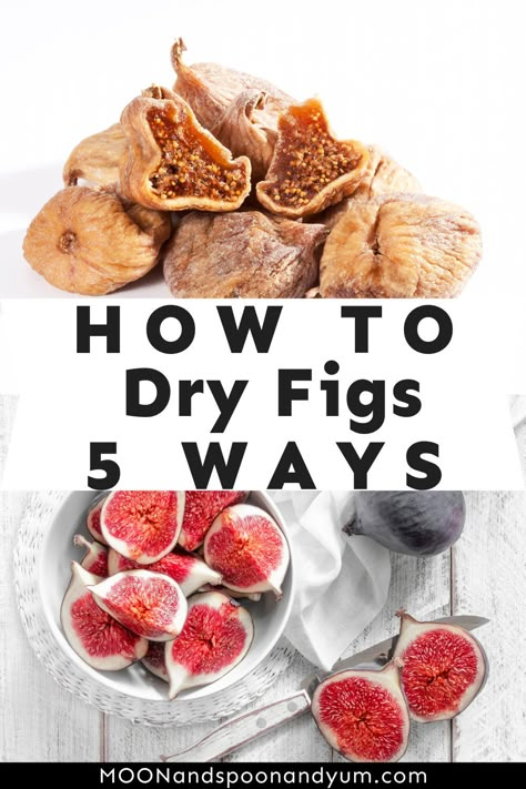 How To Dry Figs In Air Fryer, How To Dry Figs At Home, How To Dry Figs, Drying Figs, Fig Recipes Fresh, Dried Fig Recipes, Gluten Free Family Meals, Fig Preserves, Vegetarian Recipes Dessert