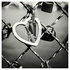 Always... Paris In Love, Love Locks, Love Lock, Paris Love, Key To My Heart, Black White Photos, Black N White, Bw Photo, Black And White Pictures