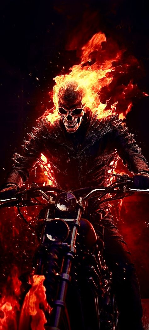 Ghost Rider Spirit Of Vengeance, Ghost Rider Comic, Ghost Rider Images, Ghost Raider, Skull Wallpapers, Soldier Tattoo, Ghost Rider Pictures, Raiders Wallpaper, Ghost Rider Wallpaper