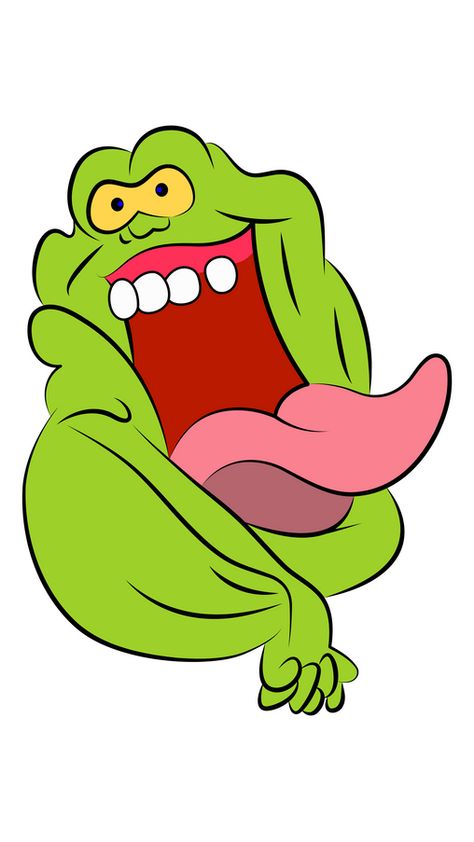 The creature in our fanart Ghostbusters Slimer Being Funny Sticker is known as Onionhead, Little Spud, or The Green Ghost. He is a ghost made up of pure Ectoplasm and the first ghost successfully... Ghostbusters Slimer, The Real Ghostbusters, Ghostbusters, Vinyl Sticker, Daisy, Vinyl, Van