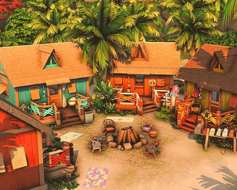 𝐓𝐇𝐄 𝐆𝐎𝐋𝐃𝐄𝐍 𝐀𝐆𝐄 - 𝐁𝐔𝐈𝐋𝐃𝐒 | Sulani beach huts 🏖️ | noCC EP: Get together, Island living 🏷️: @ea @thesims #sccregram #thesims #sims #eacreatornetwork #eagamechangers… | Instagram