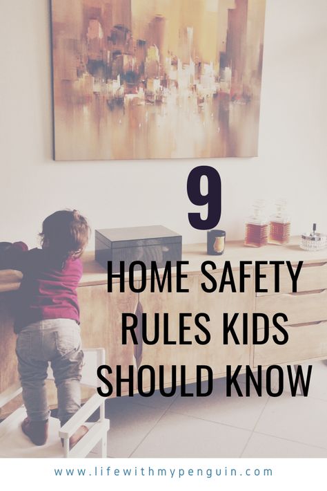 Children's safety is always a matter of concern for parents. As parents, we often keep children away from danger when outdoors. Are we taking similar precautions at home?  Read the article about home safety rules.    #parentingtips #SafetyFirst #Children Safety Rules At Home, Home Safety Checklist, Safety At Home, Safety Activities, Home Safety Tips, Safety Checklist, Kids Safety, Safety Rules, Bad Parents