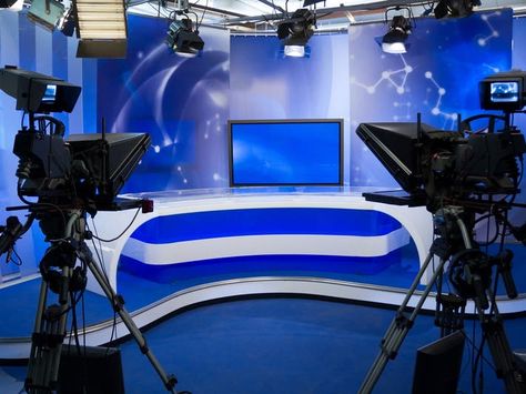 Studio Camera, Broadcast Journalism, Small Tv, Tv Set Design, Virtual Studio, Tv Studio, To Do In New York, Before After Photo, Tv Set