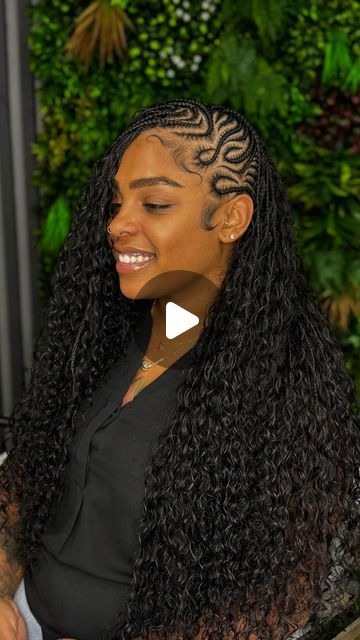 Nastacia Crooks Brady💕🇯🇲🇺🇲 on Instagram: "So in love 😍😍😍 @ywigs_official 
Use code NAS7

Model @b0mblex 

Please do not underestimate this style. It took a totally of 12 hours mainly because we were filming for YouTube. 

#mohawk #bohostyle #njbeauty #njbraider #nas_thestylist" Mohawk Braid Hairstyles For Black Women, Boho Braided Mohawk, Flip Over Mohawk Braids, Wet N Wavy Braids, Boho Mohawk Braid, Knotless Mohawk Braids, Mohawk Boho Braids, Mohawk Boho Knotless Braids, Curly Mohawk Hairstyles For Black Women