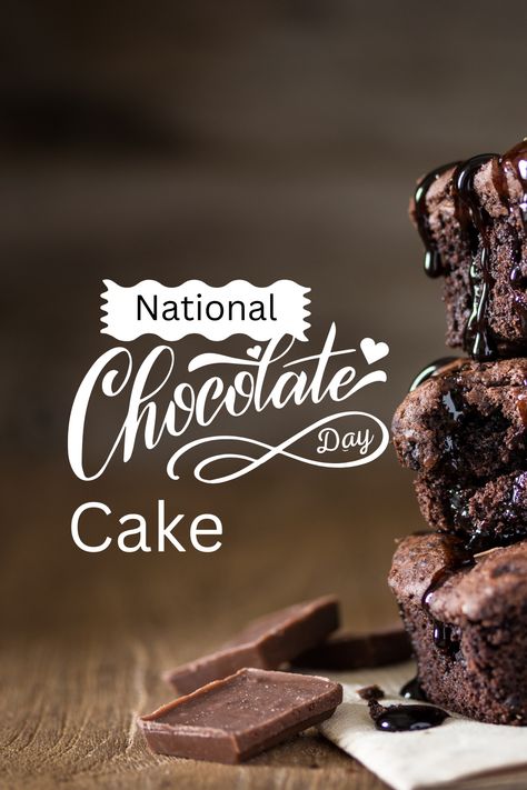 Celebrate National Chocolate Cake Day! National Chocolate Day, National Chocolate Cake Day, Chocolate Cake From Scratch, Perfect Chocolate Cake, Molten Lava Cakes, Chocolate Sheet Cake, Caramel Frosting, Decadent Chocolate Cake, Rich Chocolate Cake