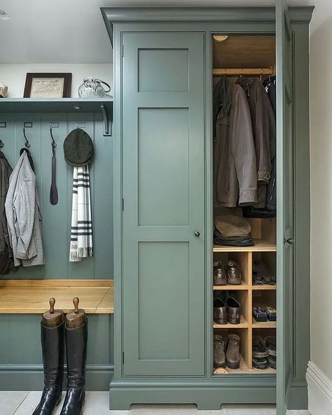 What I Would Change About My Mudroom Boot Room Storage, Boot Room Utility, Hallway Cupboards, Sas Entree, Mudroom Remodel, Pine Wardrobe, Mudroom Decor, Mud Room Storage, Mudroom Design