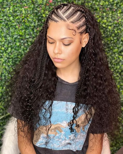 Half Braided Hairstyles, Biracial Hair, Braided Hairstyles For Black Women Cornrows, Feed In Braids Hairstyles, Quick Weave Hairstyles, Braided Cornrow Hairstyles, Box Braids Hairstyles For Black Women, Cute Box Braids Hairstyles, Quick Braided Hairstyles