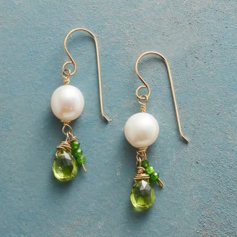 Handmade Earrings for Women | Sundance Catalog Colorful Stones, Sundance Catalog, Earring Ideas, Artist Gifts, Green Peridot, French Wire, Fall Jewelry, Holiday Jewelry, Artistic Jewelry