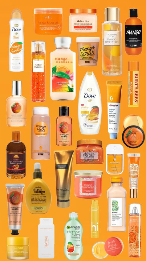 Orange Wishlist, Peach Items, Boo Baskets, Orange Skin, Body Hygiene, Shower Skin Care, Body Smells, Perfect Skin Care Routine, Care Aesthetic