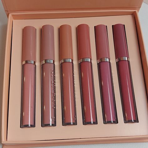 Matte Lipstick Set Handaiyan 6 Colors Long Lasting Velvet Lips Tint Liquid Lipstick Waterproof New Lips Tint, Best Matte Lipstick, Burberry Makeup, Plum Lipstick, Lip Liner Set, Matte Lipstick Set, Lip Jelly, Dior Lipstick, Metallic Lipstick