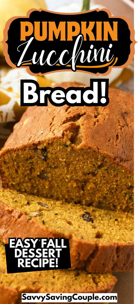 Keto Pumpkin Zucchini Bread Recipes, Pumpkin Spice Zucchini Bread, Canning Zucchini Bread, Pumpkin Zucchini Bread Healthy, Zucchini Nut Bread Recipe, Pumpkin Zucchini Bread Recipes, Zucchini Bread No Sugar, Worlds Best Zucchini Bread, Fun Breads