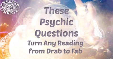 Mar 7, The Most Useful Psychic Questions for Superior Readings: You can turn any reading from drab to fab with… #psychic #tarot #clairvoyant Physic Medium, Psychic Readings Questions, Best Questions To Ask, Free Love Spells, Best Questions, Medium Readings, Aura Reading, Types Of Reading, Reading Sites