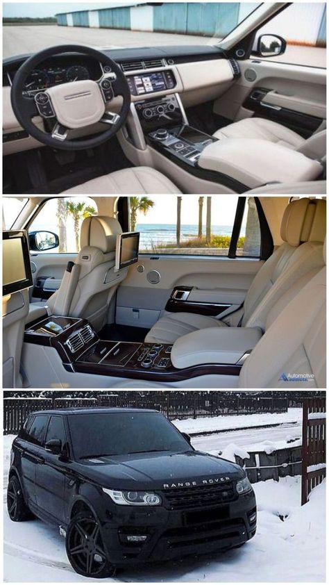 Luxury car design My Dream Car Range Rovers, Luxury Suv Cars, Range Rover Interior, Dream Cars Range Rovers, Range Rover Car, Luxury Car Garage, Luxury Cars Range Rover, Aesthetic Cars, Wallpaper Luxury