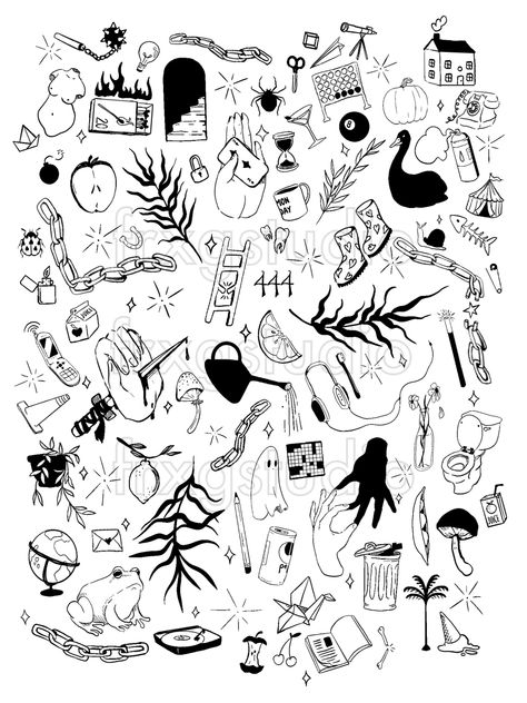 witchy, palmistry, and botanical inspired tattoos Patchwork Sheet Tattoo, Tattoo Ideas To Fill In Gaps, Mini Tattoo Fillers, Filler Flash Tattoo, Witchy Filler Tattoo Ideas, Random Filler Tattoos, Witchy Gap Filler Tattoo, Filler Gap Tattoos, Small Space Filler Tattoo