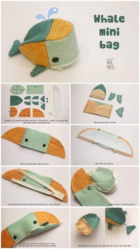 Whale Stuffed Animal Pattern Free, Simple Stuffed Animal Pattern Free, Ideas For Sewing Projects, Stuffed Animals Patterns Free, Plush Sewing Patterns Free, Practical Sewing Projects, Free Bag Sewing Patterns, Bag Sewing Patterns Free, Simple Sewing Ideas