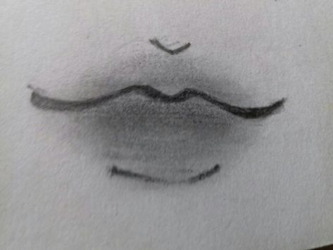 Art Reference Step By Step, Lips For Drawing, Drawings Of Mouths, Cute Lips Drawing, Lip Sketches, Drawing Mouth, Easy Eye Drawing, Lips Sketch, Lip Drawing