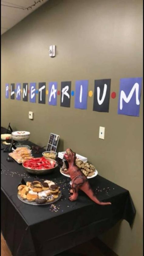 Planetarium | Friends Theme Potluck Party Like Its 1999, Phoebe Buffay, 60th Birthday Party, Friends Party, Friends Birthday, Grad Party, Grad Parties, 60th Birthday, Theme Party