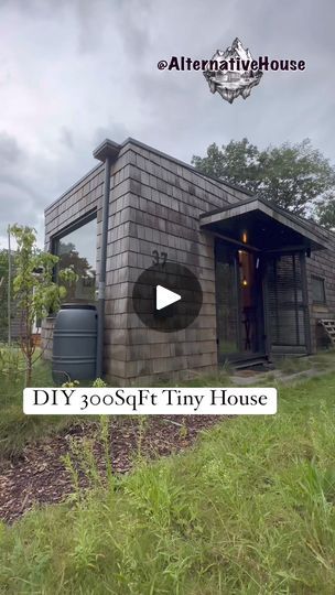 57K views · 1.6K reactions | DIY 300SqFt Tiny House | Alternativehouse | Alternativehouse · Original audio Diy Tiny House Under $5000, Alternative Homes, Tiny Container House, Small Tiny House, Container Houses, Small Homes, Container House, Victorian Homes, Small House