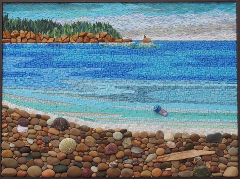 Blog | The Mosaic Art of Terry Nicholls Landscape Mosaic, Mixed Media Mosaic, Art Quilling, Mosaic Tile Art, Landscape Quilts, Mosaic Artwork, Mosaic Table, Mosaic Wall Art, Mosaic Flooring