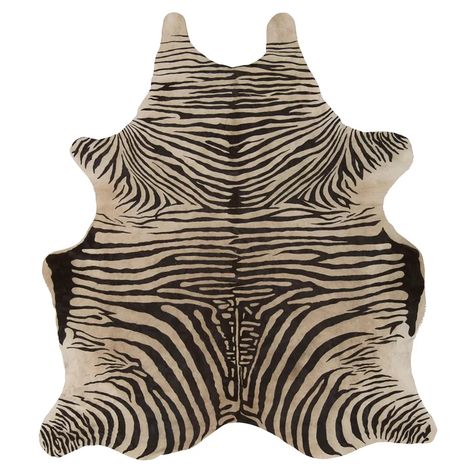 World Menagerie Nath Hand-Woven Black Area Rug & Reviews | Wayfair Zebra Print Rug, Zebra Hide, Flatweave Rugs, Brindle Cowhide, Novelty Rugs, Tufted Rugs, Free Shapes, Hide Rug, Rustic Lodge