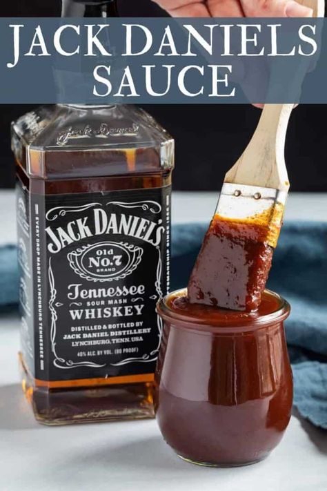 Jack Daniels Recipes, Jack Daniels Bbq Sauce, Jack Daniels Sauce, Recipe Sauce, Homemade Bbq Sauce Recipe, Sweet Bbq Sauce, Barbecue Sauce Recipes, Bbq Sauce Recipe, Bbq Sauce Homemade