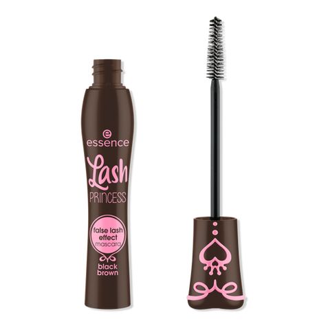 Lash Princess False Lash Effect Mascara Black Brown - Essence | Ulta Beauty Essence Brown Mascara, Essence Princess Mascara, Pink Lash Princess Mascara, Light Brown Mascara, Tiktok Mascara, Essence Mascara Lash Princess, Ulta Perfume, Mascara Lash Princess, Mascara Aesthetic