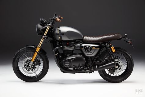 Triumph Street Twin custom by Bunker Triumph Street Twin Custom, Modified Bikes, Triumph Street Scrambler, Triumph Street Twin, Triumph Cafe Racer, Street Scrambler, Scrambler Custom, Triumph Bikes, Triumph Scrambler