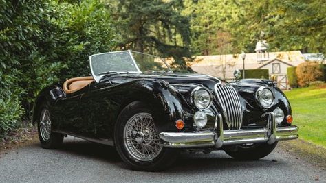 1956 Jaguar XK 140 MC Roadster VIN: S 812356 - CLASSIC.COM 1956 Jaguar Roadster, Jaguar Roadster, Classic Jaguar, Jaguar Xk, Jaguar Xj, Car Goals, Cars Luxury, Dream Car, Old Cars