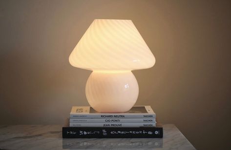 SOLD- Large Vintage Murano Mushroom Lamps. The glass has a soft pink hue, and a beautiful glow when turned on. Hard to come by a pair this… | Instagram Murano Mushroom Lamp, Mushroom Lamps, Mushroom Lamp, South Australia, The Glass, Soft Pink, Lamps, Stuffed Mushrooms, Interior Design