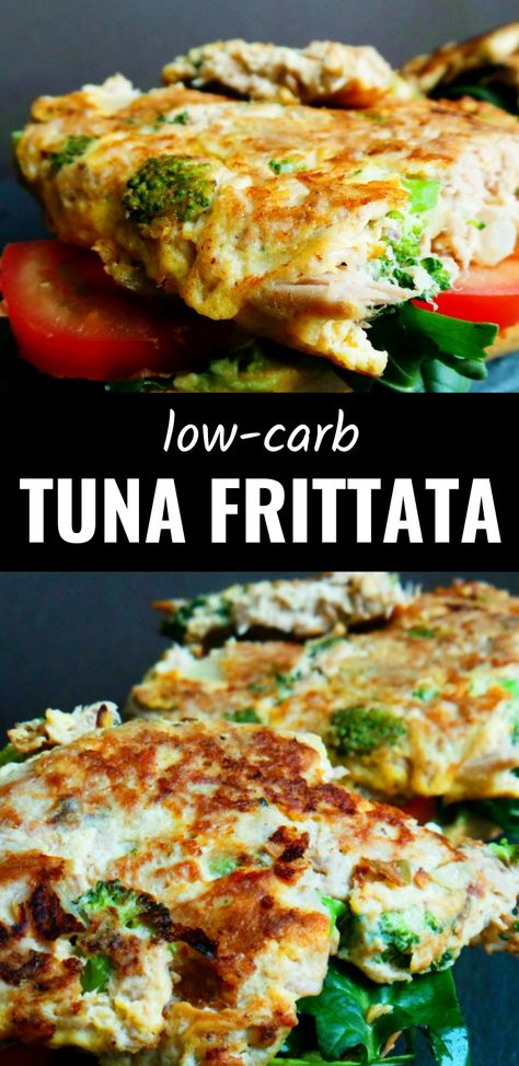 High Protein Recipe: Quick Tuna Omelette Sandwiches High Protein Meals Tuna, High Protein Low Carb Tuna Recipes, Tuna Breakfast Ideas Healthy Recipes, Protein Tuna Recipes, Tuna For Breakfast, High Protein Tuna Recipes, Tuna Breakfast Ideas, Tuna Frittata, Tasty Quick Meals