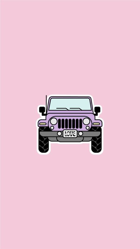 Jeep Illustration, Jeep Stickers, Summer Illustration, Sticker Vinyl, Coolers, Waterproof Vinyl, Austin Texas, Vinyl Stickers, Cute Stickers