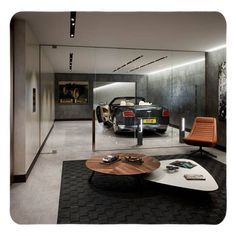 Garage Decor. Wish t Car Garage Design, Plan Garage, Garage Design Interior, Man Cave Furniture, Auto Garage, Cool Garages, Ultimate Garage, Cave Home, Luxury Garage