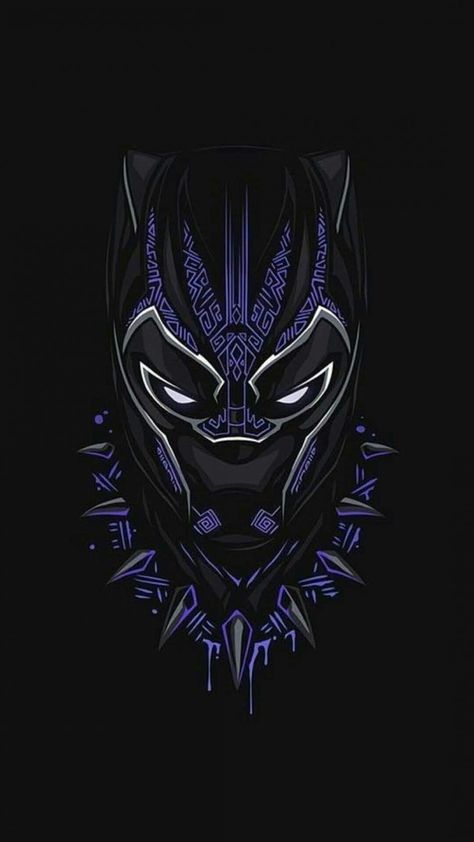 Movie Review: Black Panther  #Marvel #MCU #Avengers #BlackPanther #ChadwickBoseman #Tchalla #Killmonger #MichaelBJordan #Movies #Film #Superheroes #MovieReview #FilmReview Black Panther Wallpaper, Panther Wallpaper, Black Panther, A Black, Panther, Mask, Wallpapers, Iphone, Purple