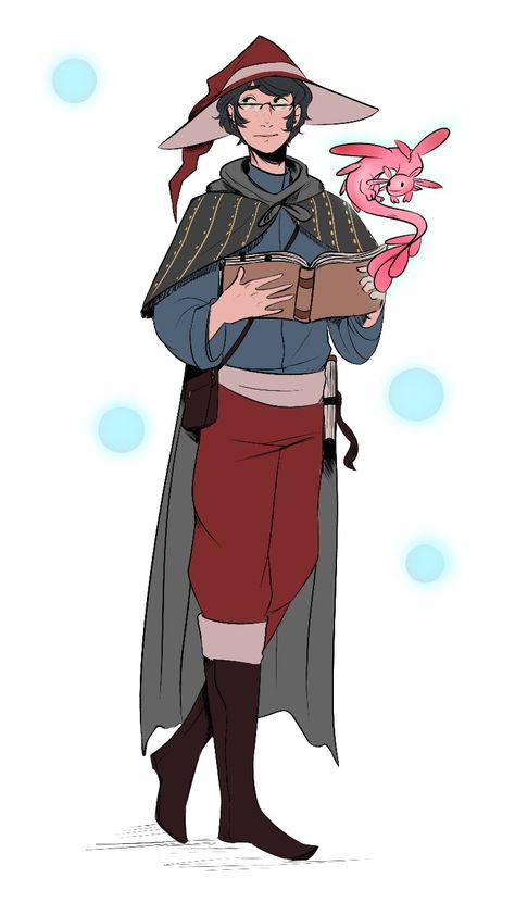 Nonbinary Wizard, Order Of Scribes Wizard Dnd, Modern Wizard Character Design, Cleric Tiefling, Knowledge Cleric, Wizard Pose, Wizard Student, Wizard Clothes, Wizard Oc