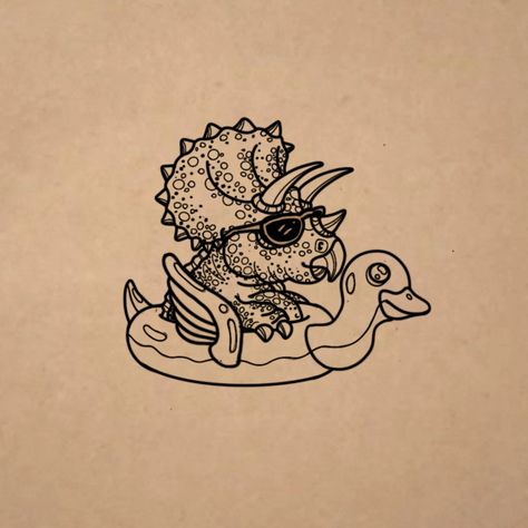 I will create stylized dinosaur drawings for your custom tattoo Taco Dinosaur Tattoo, Dinosaur Tattoos Cute, Dinosaur Tattoo Men, Triceratops Tattoo Design, Pteranodon Tattoo, Little Dino Tattoo, Funny Dinosaur Tattoo, Dinosaur Flash Tattoo, Fine Line Dinosaur Tattoo