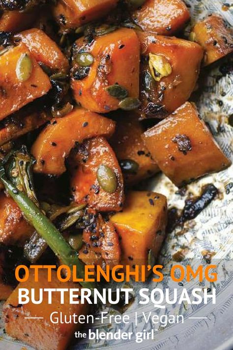 Butternut Squash Ottolenghi, Ottolenghi Squash Recipes, Vegan Ottolenghi Recipes, Ottolenghi Side Dish, Ottolenghi Butternut Squash, Ottolenghi Salad Recipes, Butternut Vegan Recipes, Butternut Squash Vegan Recipes, Vegan Ottolenghi