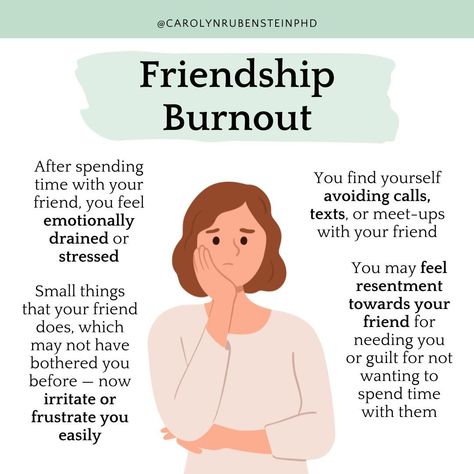 Are you feeling burnt out in a friendship? Burnout isn’t just for work—it can happen in friendships too. Friendship burnout occurs when you’re emotionally drained and detached from a friendship, often due to prolonged stress, unresolved conflicts, mismatched expectations, or an imbalance in the relationship. To address friendship burnout, it’s important to communicate openly, offer mutual support, and work together to resolve the underlying issues. Here are a few ways to start recovering:... Friendship Issues, Therapeutic Worksheets, Feeling Burnt Out, Emotionally Drained, Media Management, Work It, Need You, Social Media Manager, Ig Story