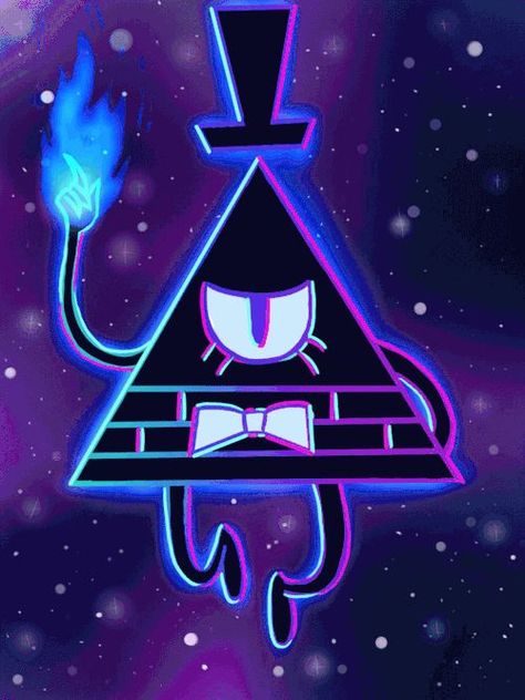 este imagen que mas Bill Cipher, Gravity, Naruto, Gif, Purple, Blue