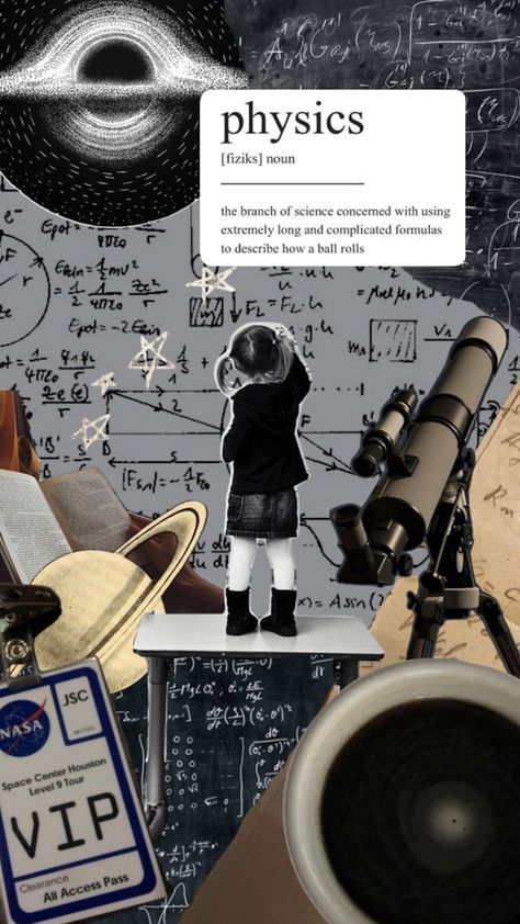 Bored In Class Aesthetic, Astronomer Aesthetic Wallpaper, Physics Notebook Cover Ideas Aesthetic, Physics Lab Aesthetic, Physics Wallpaper Backgrounds, Flee The Facility Background, Astro Physics Aesthetic, Physics Moodboard, Physics Aesthetic Science