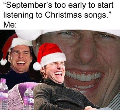 Because it’s never too early for Christmas music: | 25 Pictures That Are Too Real If You're Slightly Obsessed With Christmas Funny Merry Christmas Memes, Merry Christmas Meme, Christmas Meme, Christmas Memes Funny, Christmas Memes, Merry Christmas Funny, Random Memes, Memes Humor, Hello Fall