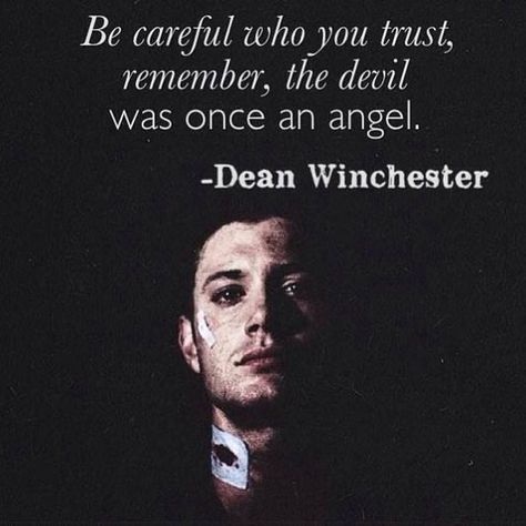 #SPNFamily #supernatural #spn #SPNFamilyForever #spnfandom #SupernaturalFamily #SupernaturalFans #SupernaturalAddict Supernatural Sayings, Dean From Supernatural, Dean Winchester Quotes, Dean Supernatural, Supernatural Wallpaper, Supernatural Pictures, Supernatural Quotes, Winchester Supernatural, Ange Demon