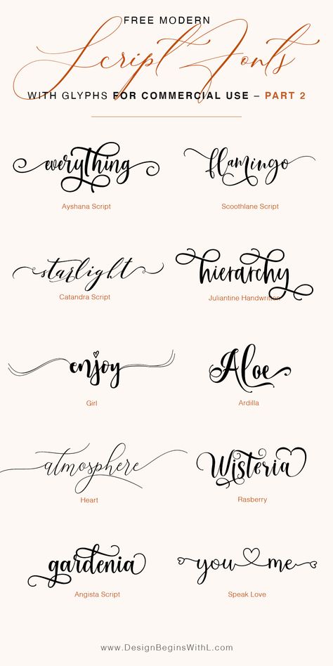 Free Modern Script Fonts With Stylish Glyphs For Commercial Use – Part 2 Best Fonts With Glyphs, Label Fonts Ideas, Wedding Envelope Fonts, Free Script Fonts For Commercial Use, Long Cursive Font, Free Cursive Fonts For Cricut, Fonts With Glyphs Free, Inkscape Fonts, Thick Script Font