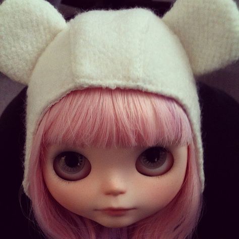 All sizes | Toffee is now a pink hair dolly | Flickr - Photo Sharing! Patchwork, Kawaii, Doll Parts, Cute Little Things, Cover Pics, Pretty Dolls, Pink Princess, Itty Bitty, Blythe Doll