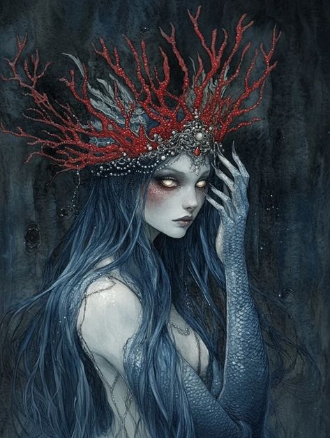 Quy'ennye, queen of Naiads, concept art
#Midjourney #AI Naiads Art, Fairy Queen Art, Fey Queen, Queen Concept Art, Queen Titania, Fae Queen, The Knight, Dungeons And Dragons Homebrew, Inspo Board