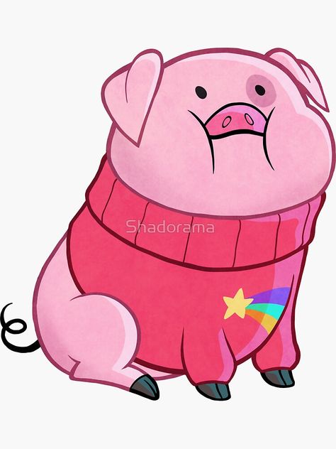 Gravity Falls Waddles, Stickers Cool, Desenhos Gravity Falls, Tumblr Stickers, Macbook Decal, Autumn Stickers, Hydroflask Stickers, Cartoon Stickers, Kawaii Stickers