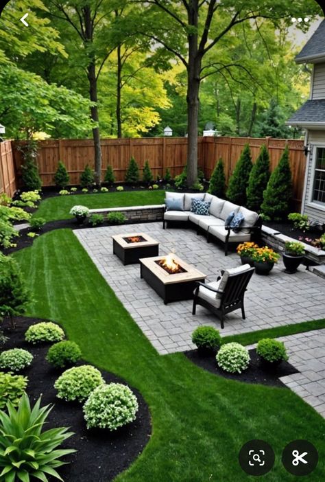 House And Yard Ideas, Backyard Design Ideas Landscaping, Stunning Backyard Landscaping, House With A Backyard, Backyard Landscape Inspiration, Landscape Ideas For Large Backyard, Garden And Backyard Ideas, Simple Backyard Garden Ideas, Dream Yard Backyards