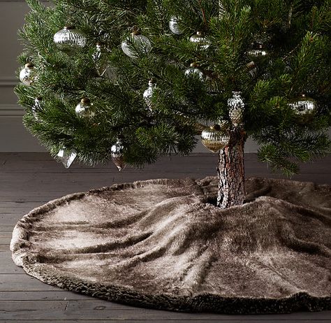 5 Best Tree Skirts - Let's Get Crafty! Montana Decor, Fur Christmas Tree Skirt, Faux Fur Christmas Tree, Fur Tree Skirt, Fur Christmas Tree, Faux Fur Tree Skirt, Fur Skirt, Fur Tree, Christmas Stockings Diy