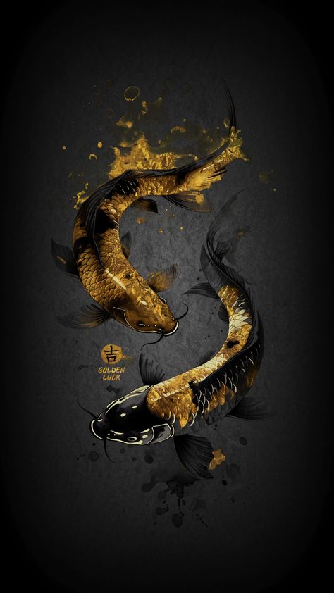 Koi Fish Wallpaper, Globe Flower, Realistic Dragon, Wallpaper Animals, Lucky Wallpaper, Koi Art, Android Wallpaper Art, T Shirt Logo Design, Dainty Gold Bracelet